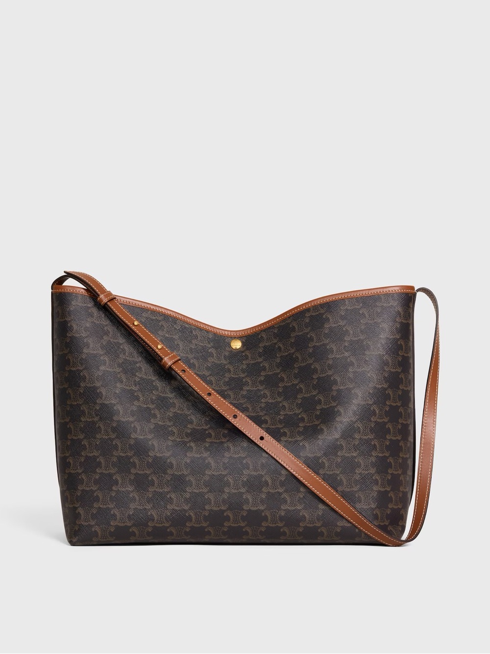 Celine Soft Shopper Bag in toile triomphe Shoulder Bag